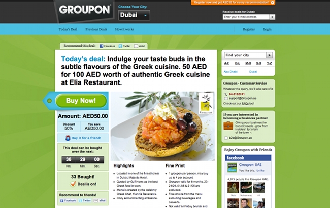 Groupon Dubai