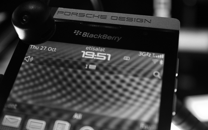 Research In Motion & Porsche Design reveal the new BlackBerry P’9981 from Dubai