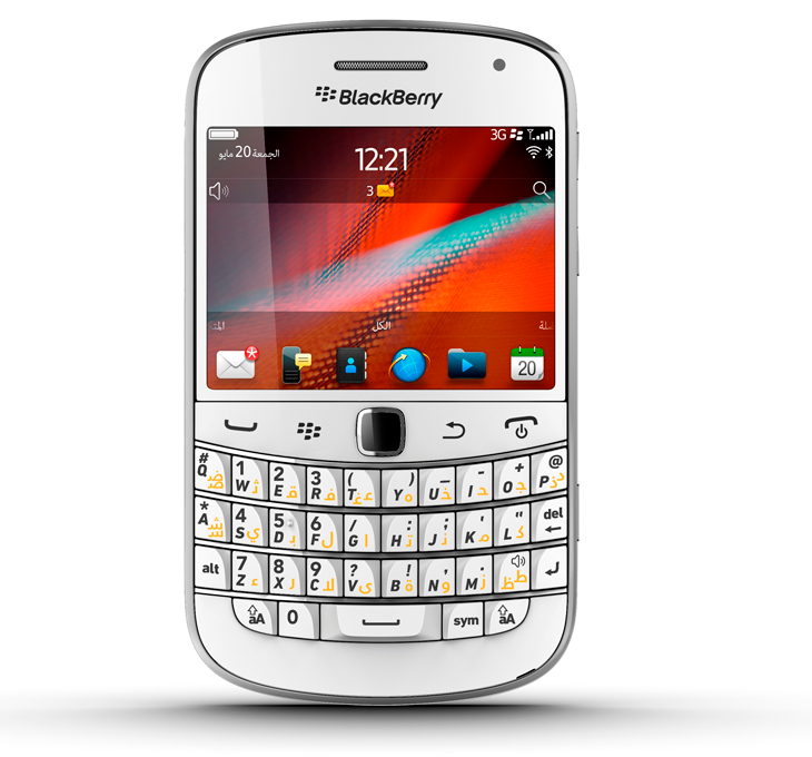 Pure White BlackBerry Bold 9900 Launched in the UAE
