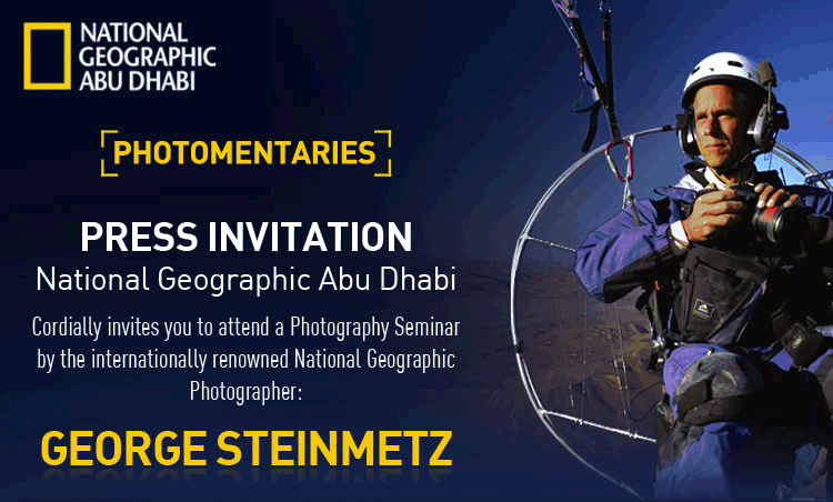 Photomentaries – Photography Seminar by National Geographic’s Photographer George Steinmetz