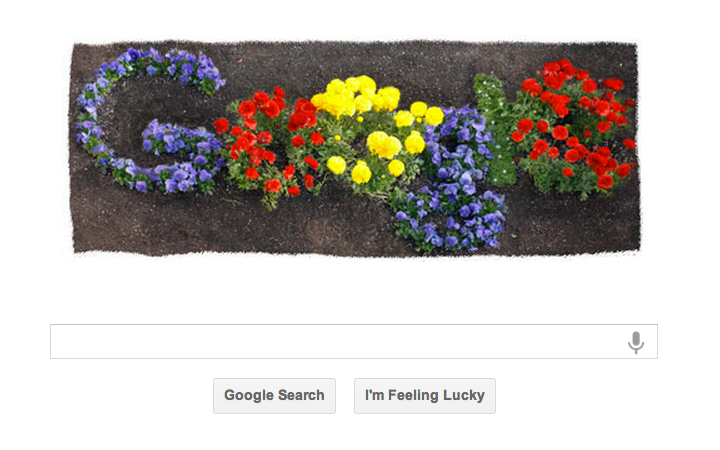 Google Marks Earth Day with a Flourishing Logo!