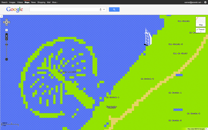 Begin your Quest with Google Maps 8-Bits!