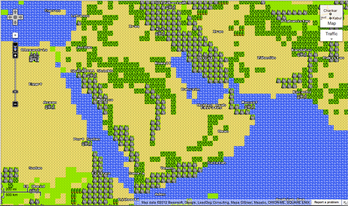 Begin your Quest with Google Maps 8-Bits!