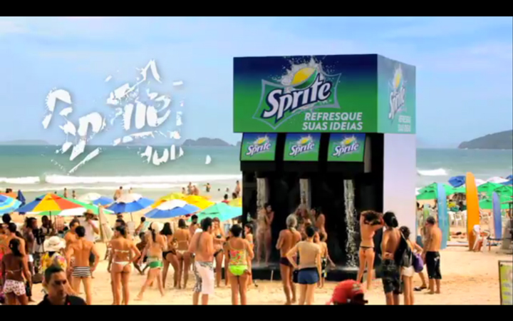 The Sprit Beach Shower in Rio de Janeiro!