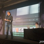 Jason Levine on stage during the Adobe D-Day Dubai 2012
