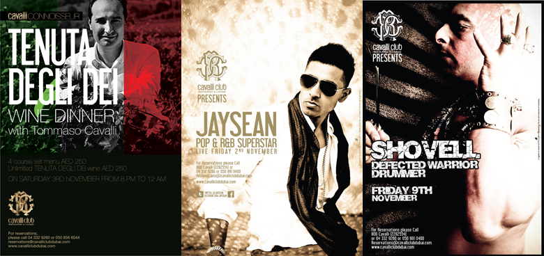 November at Cavalli Club, Restaurant & Lounge - A month of Star Studded Performances & Events