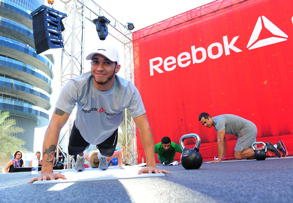 Lewis Hamilton Joins CrossFit Workout