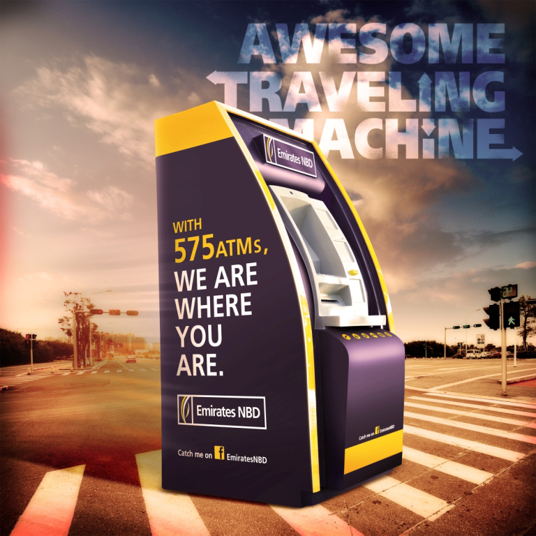 Emirates NBD launches the Awesome Travelling Machine