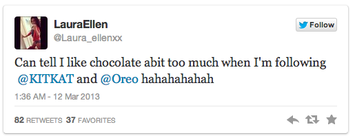 Oreo - KitKat Twitter TicTacToe Game