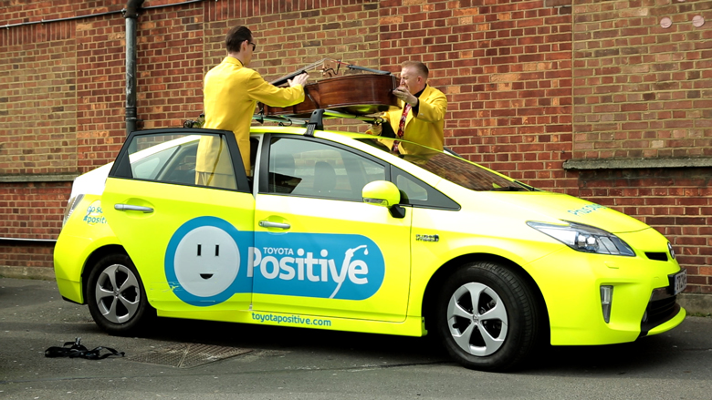 The 'Toyota Positive' movement passes the baton to the people of London