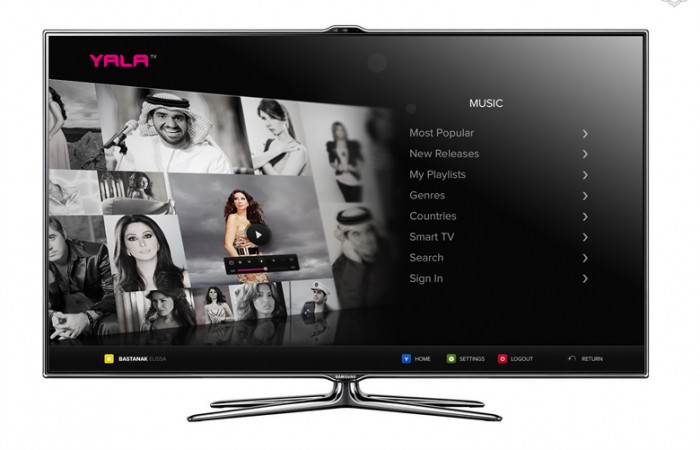 Samsung launches Yala, a Free Arabic Music App, on its SMART TVs
