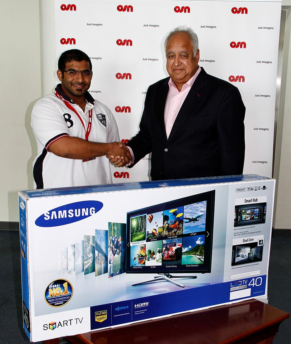 OSN Promotion winners - Sultan Rashed Al Shamisi