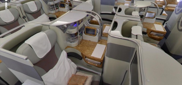 A380 - Business Class Cabins