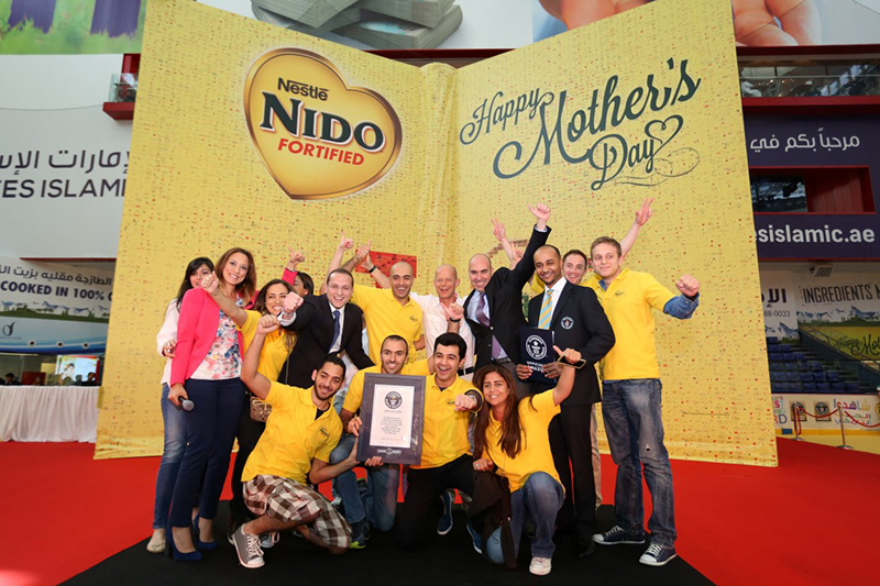 Nestle Nido 'I Love Mama' Campaign Breaks Guinness World Records Title For Largest Greeting Card