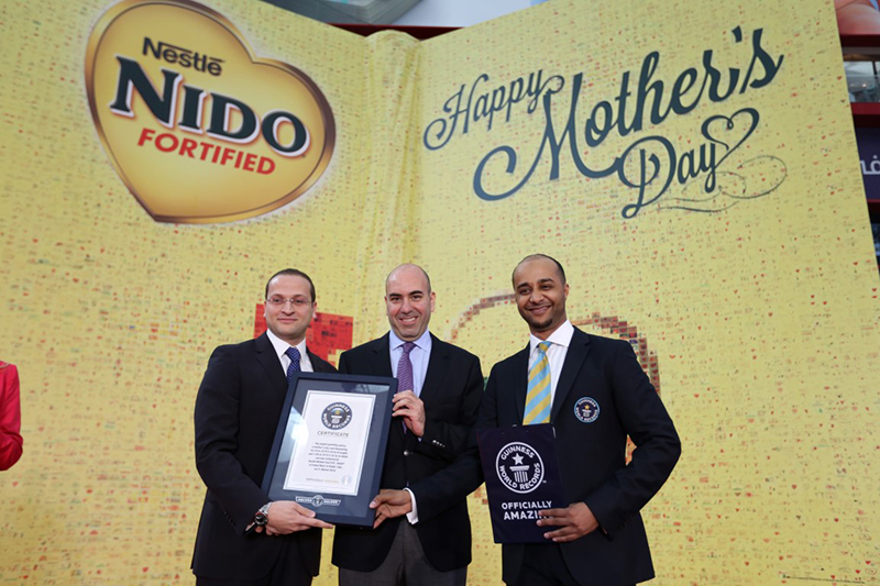 Nestle Nido 'I Love Mama' Campaign Breaks Guinness World Records Title For Largest Greeting Card